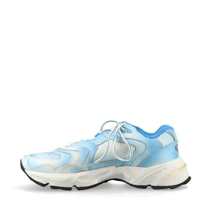 Dior CD1 Leather Fabric Men's Sneakers Blue x White Size US 8 / EU 41 - 4 Thumbnail