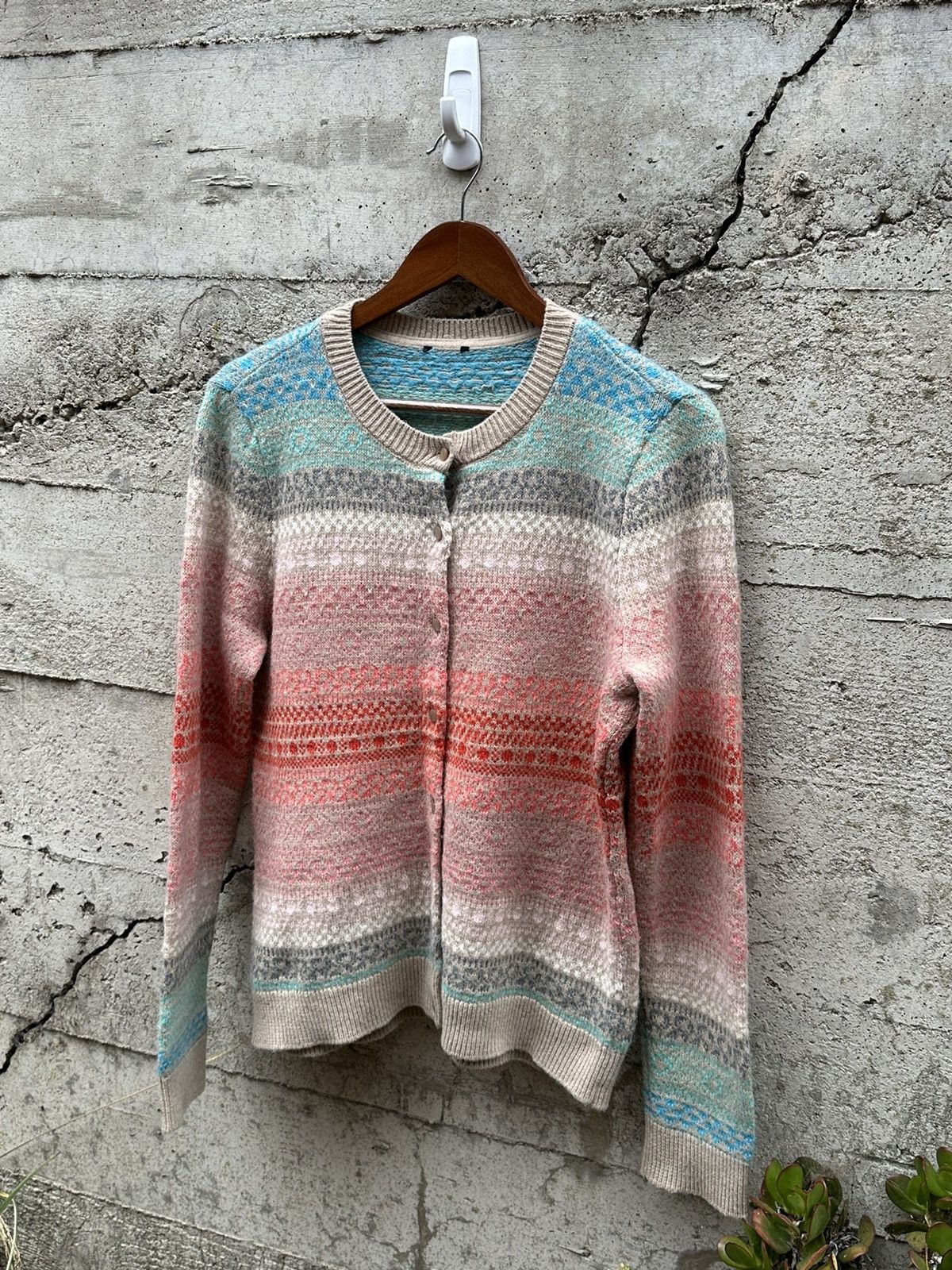 Japanese Brand RARE Vintage printed cardigan sweater Size US M / EU 48-50 / 2 - 1 Thumbnail
