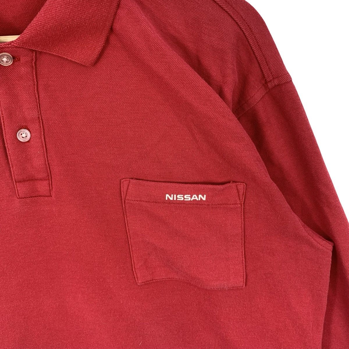 Nissan Vintage NISSAN RACING TEAM TRD Motorsport Polo Tee Shirt Size US XXL / EU 58 / 5 - 5 Thumbnail