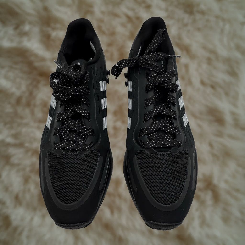 Adidas Adidas LA Trainer III Sneaker Black Gray Lace Up Mens Size 6 Womens Size 7 Size US 6 / IT 36 - 1 Thumbnail