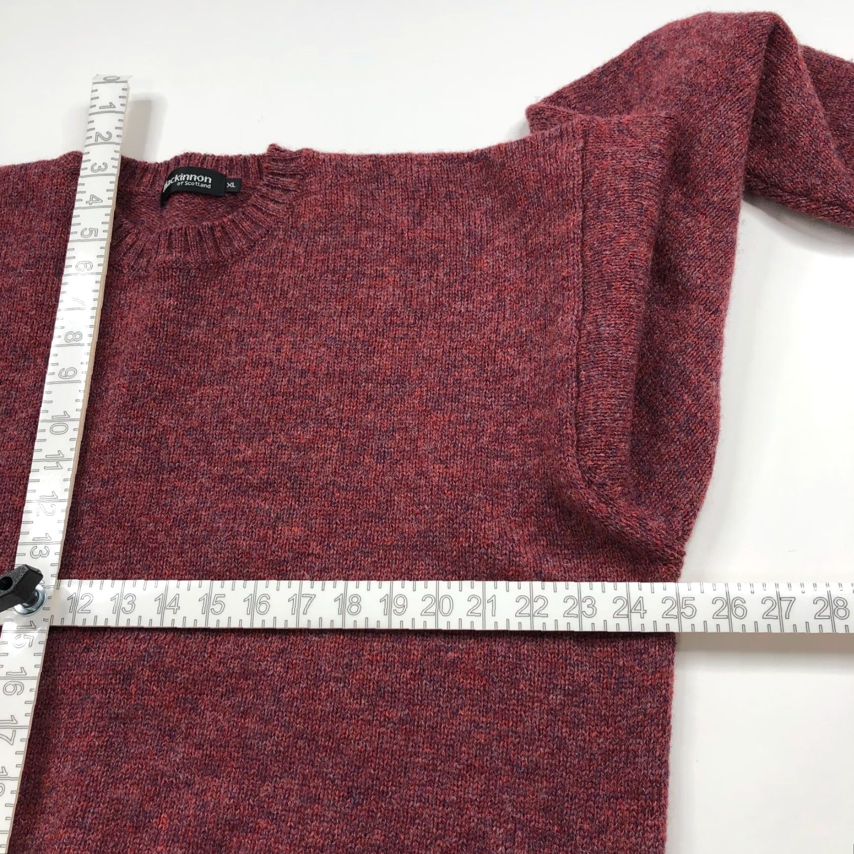 Vintage Mackinnon Of Scotland Pullover Shirt XL Red Mens Classic Modern Knit Sweatshirt Size US XL / EU 56 / 4 - 6 Thumbnail