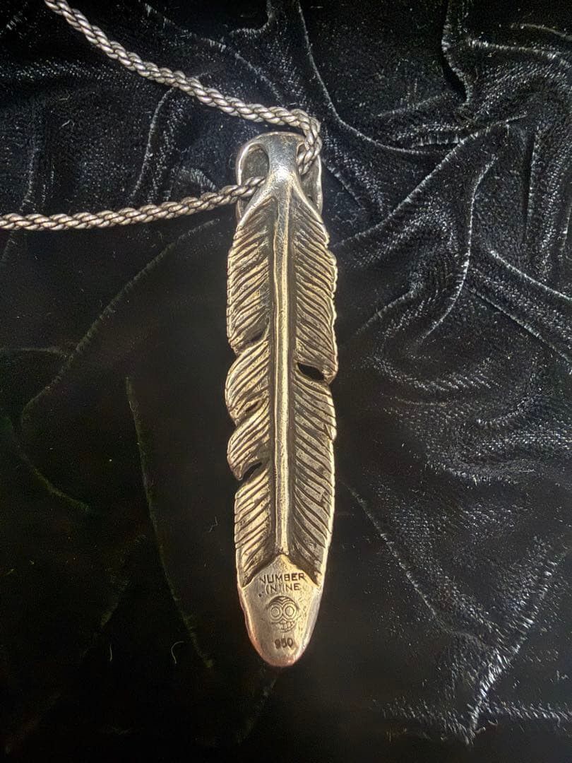 Magical Design × Number (N)ine N(N) x Magical Design Skull Feather Necklace Size ONE SIZE - 6 Thumbnail