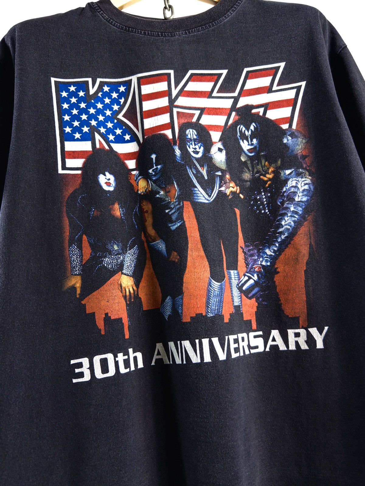 Band Tees 00s Vintage Kiss Faded Rock Band Tee T-Shirt Size US XL / EU 56 / 4 - 4 Thumbnail