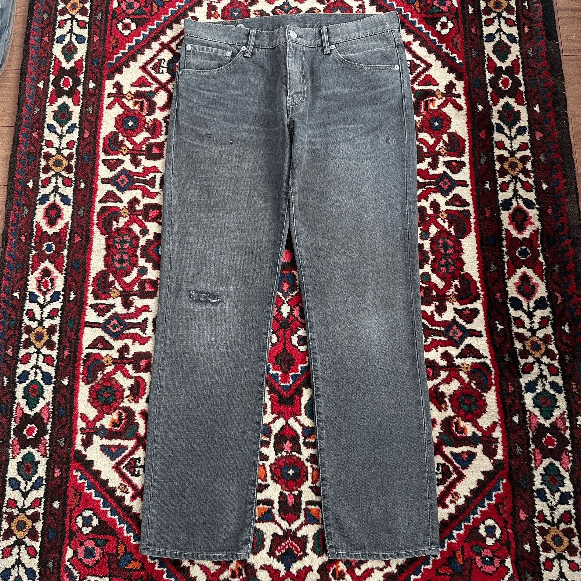 Visvim Visvim 17Aw 04D10 Distressed Washed Denim-2505 Size US 34 / EU 50 - 1 Thumbnail