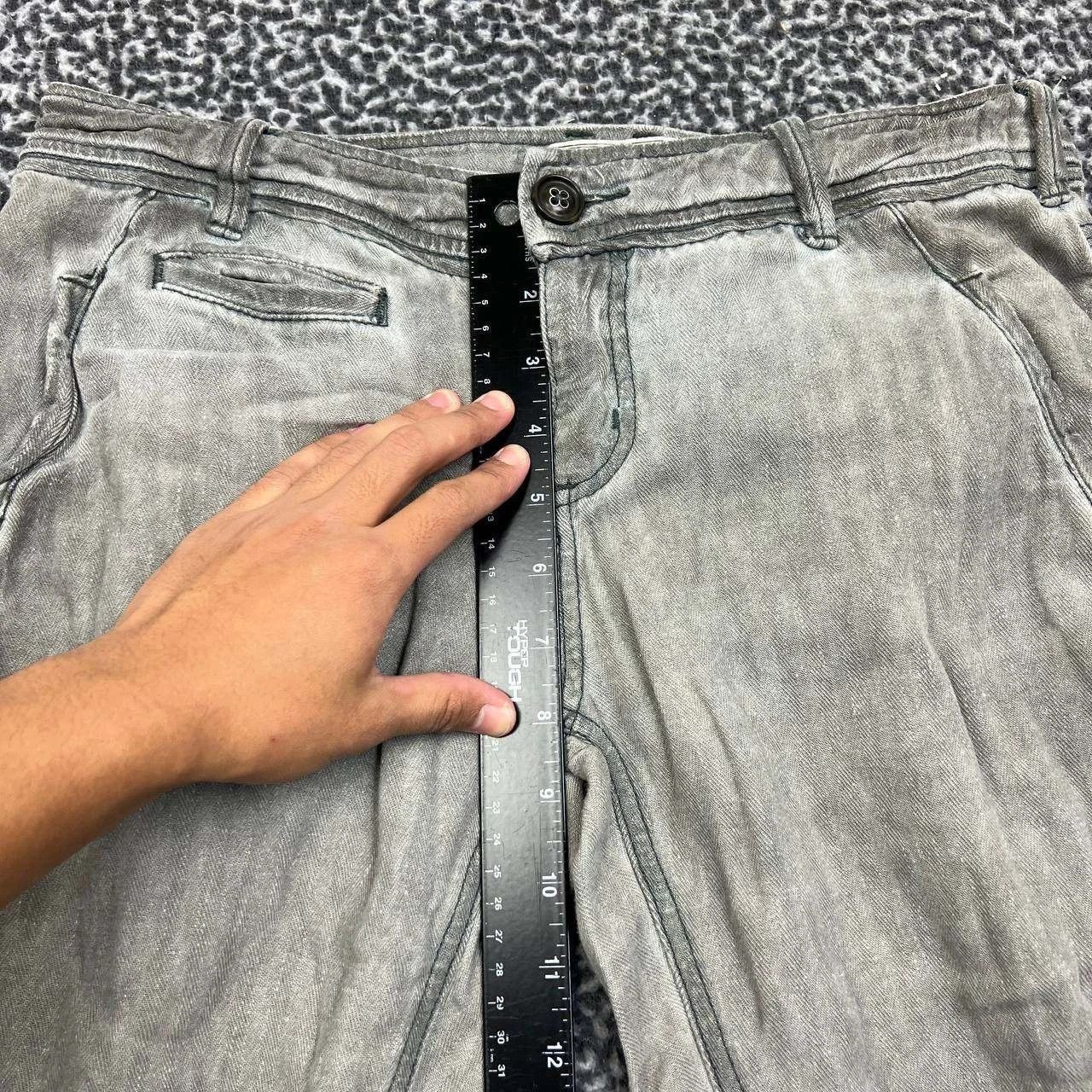 Free People Free People Jeans Women 2 Pants Striped Faded Straight 30x27 Size 30" / US 8 / IT 44 - 3 Thumbnail