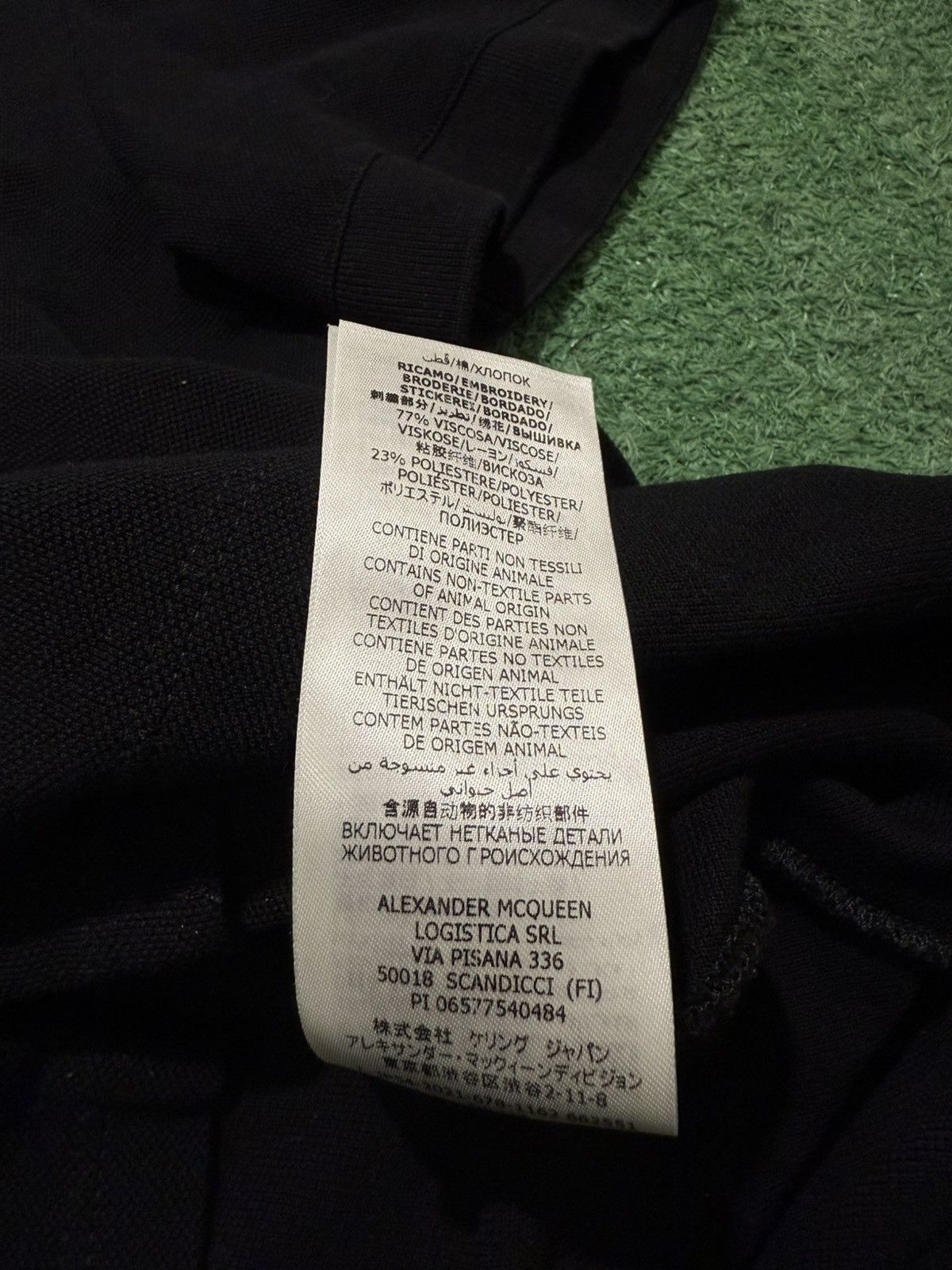 Alexander McQueen Alexander McQueen Black Polo Shirt Men Size US M / EU 48-50 / 2 - 6 Thumbnail