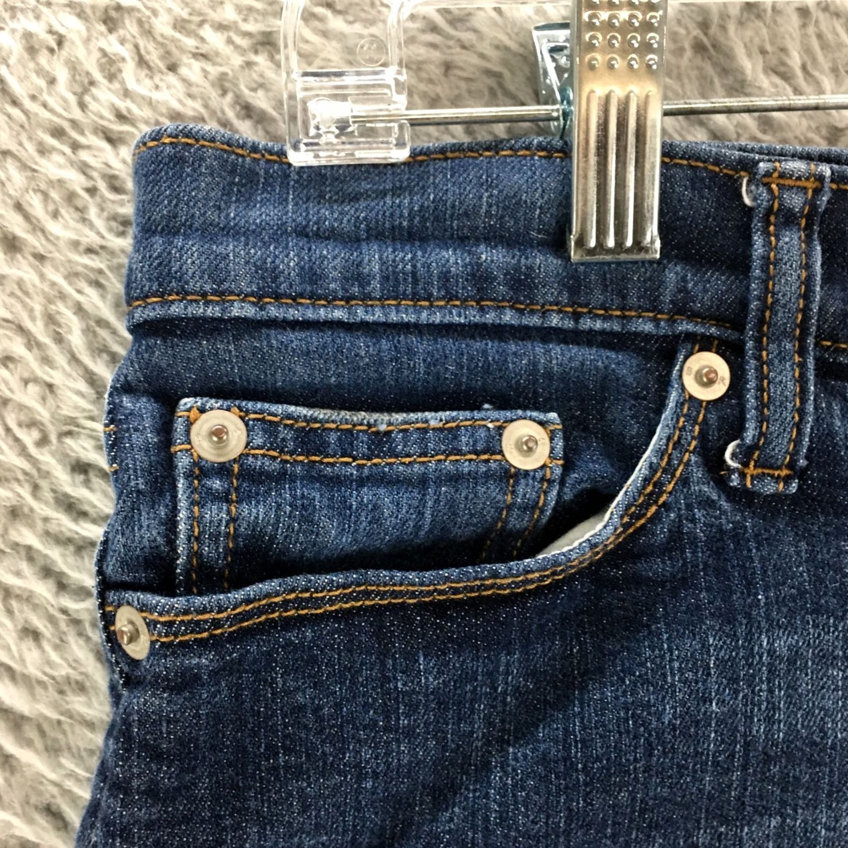 Banana Republic Banana Republic Chino Shorts 29/8 Blue Denim Mid Rise 5 Pockets Zip Fly Casual Womens Size 24" / US 00 / IT 34 - 2 Thumbnail