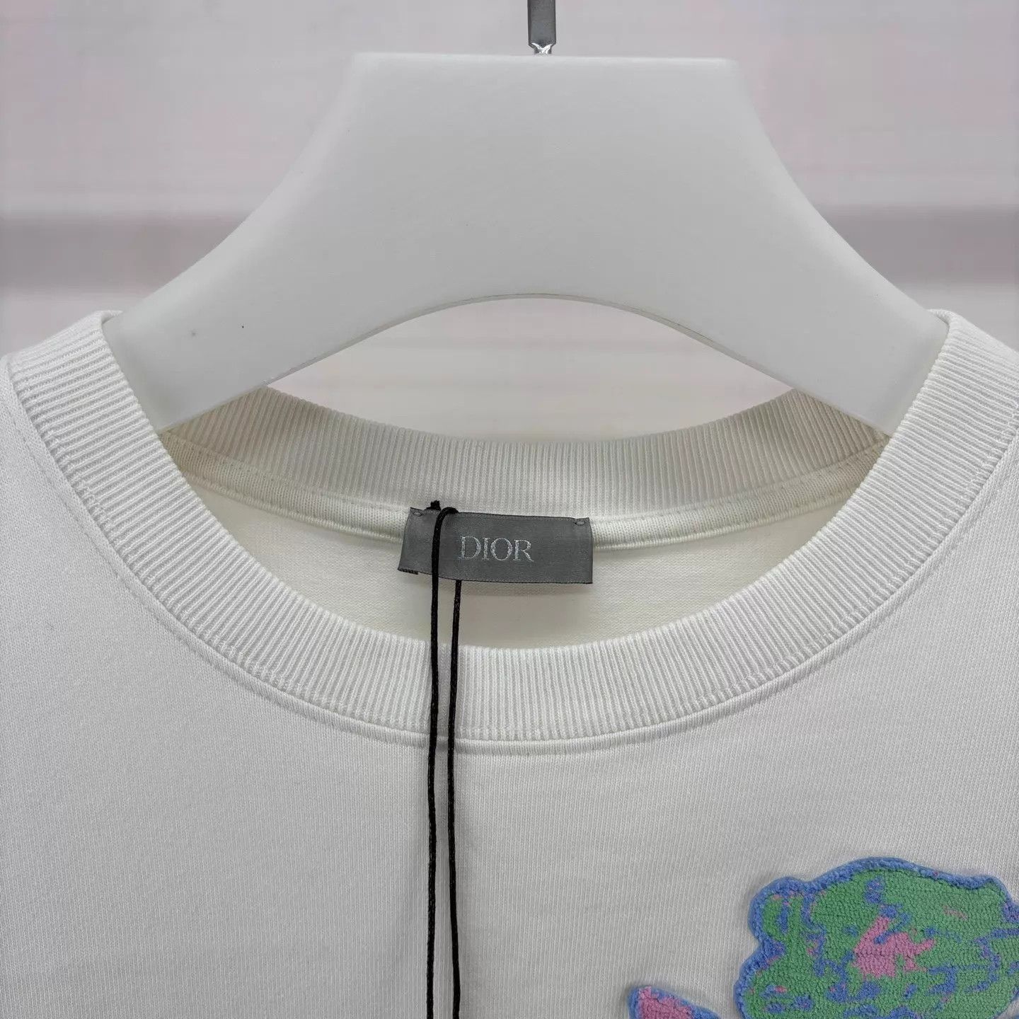 Dior Dior Floral Embroidery Logo Short-Sleeve M 100% Cotton Size US M / EU 48-50 / 2 - 3 Thumbnail
