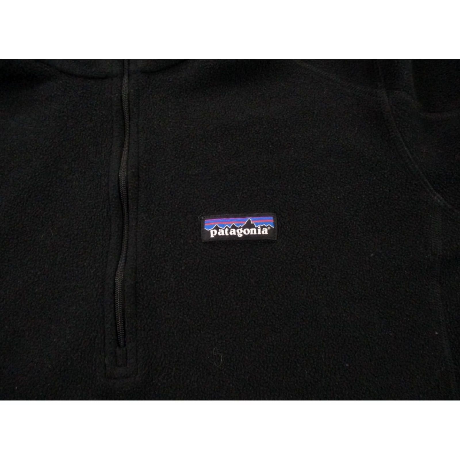 Patagonia Patagonia Jacket Womens L Black Fleece Zip 1/4 Pocket Outdoor Windbreaker 25420 90s? Size L / US 10 / IT 46 - 6 Thumbnail