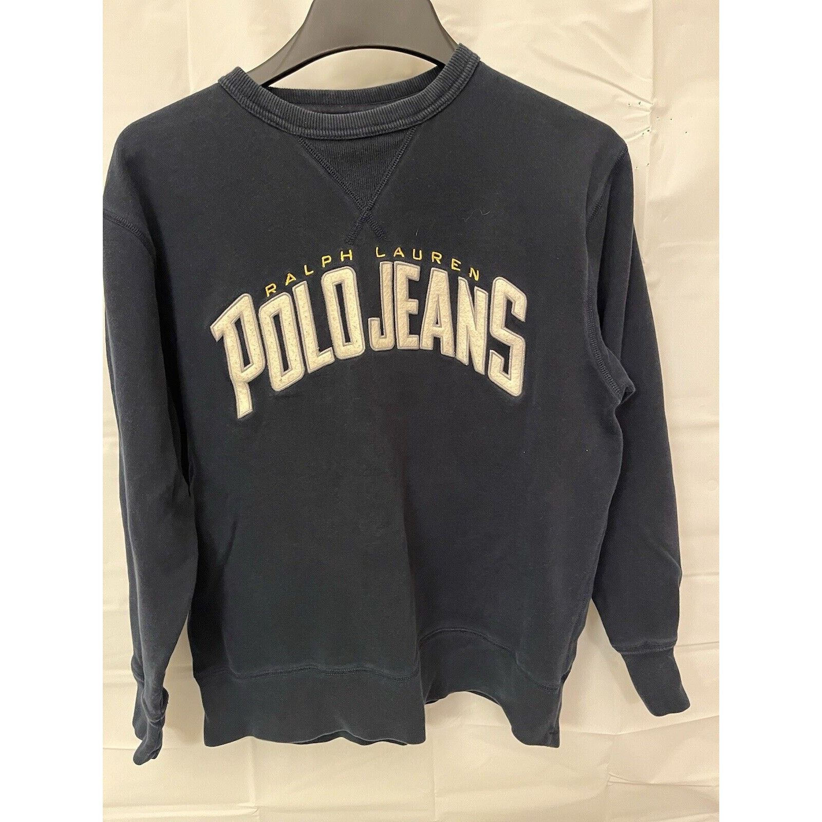 Polo Ralph Lauren Men’s Polo Ralph Lauren Jeans Long Sleeve Small Blue Crew Size US S / EU 44-46 / 1 - 3 Thumbnail