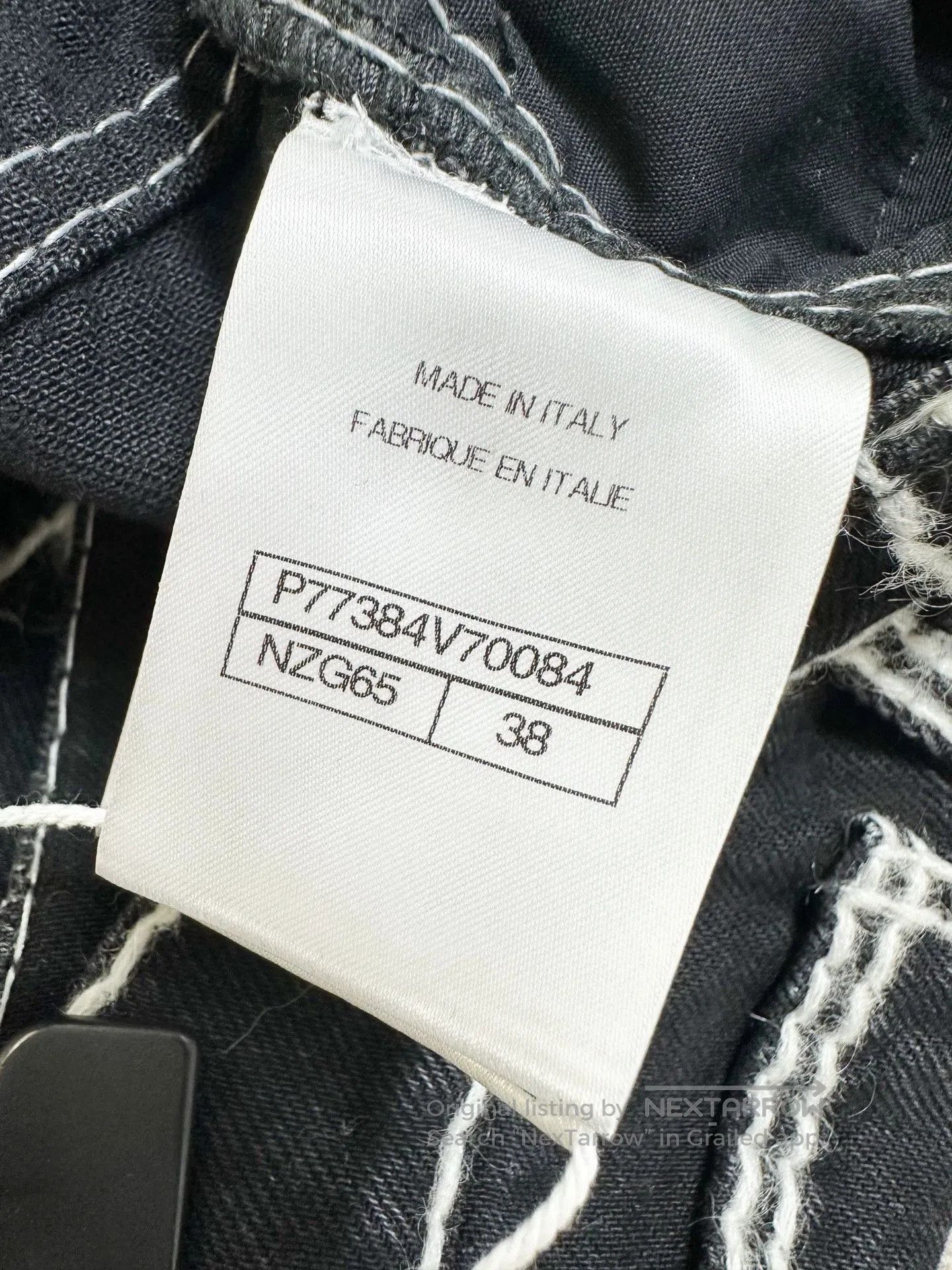 Chanel Chanel Coco Neige Wide-Leg Pants Black. Size US 38 / EU 54 - 6 Thumbnail