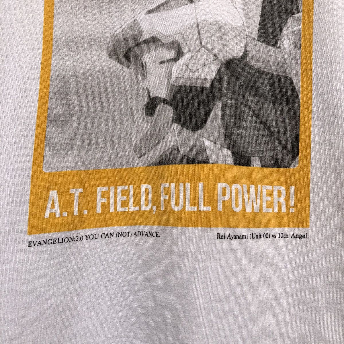 Anime Evangelion A.T Field,Full Power ! X Gu Tshirt Size US L / EU 52-54 / 3 - 5 Thumbnail