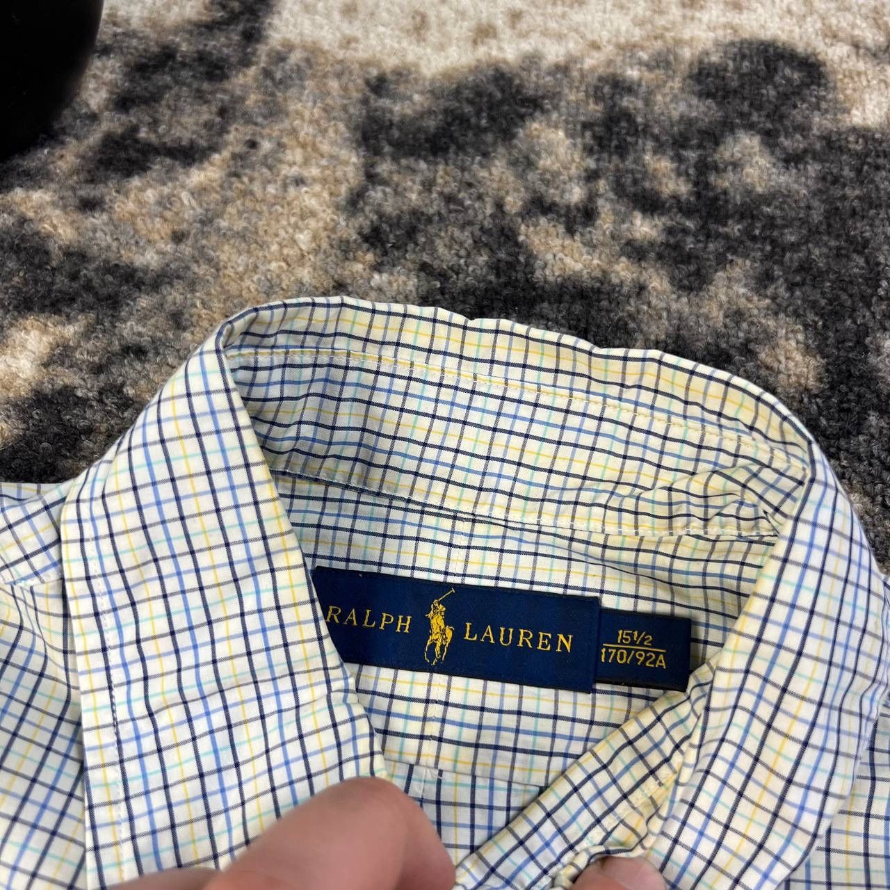Polo Ralph Lauren Polo Ralph Lauren Luxury Mini Logo Checkered Button Up Shirt Size US M / EU 48-50 / 2 - 5 Thumbnail