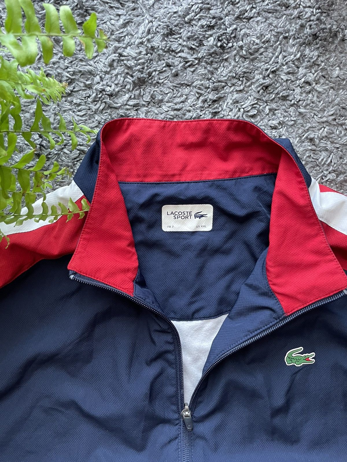 Lacoste × Vintage Lacoste Zip-Hoodie Streetwear Drip Logo Rare Size US XL / EU 56 / 4 - 8 Thumbnail