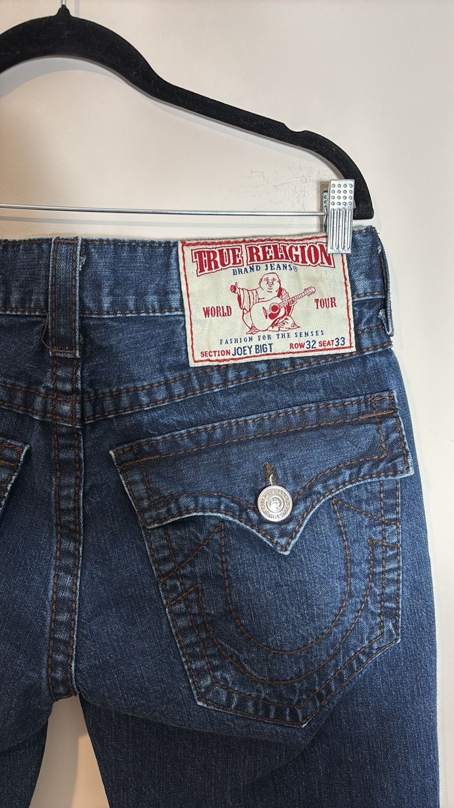 True Religion True Religion Joey Big T Jeans Size 35" - 6 Thumbnail