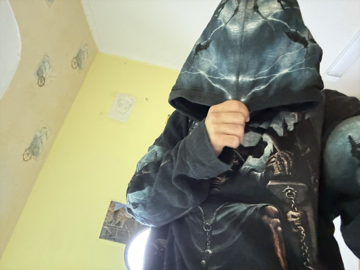 If Six Was Nine Vintage LGB IfSixWasNine Style Skull Print Spiral Hoodie Size US XL / EU 56 / 4 - 19 Thumbnail