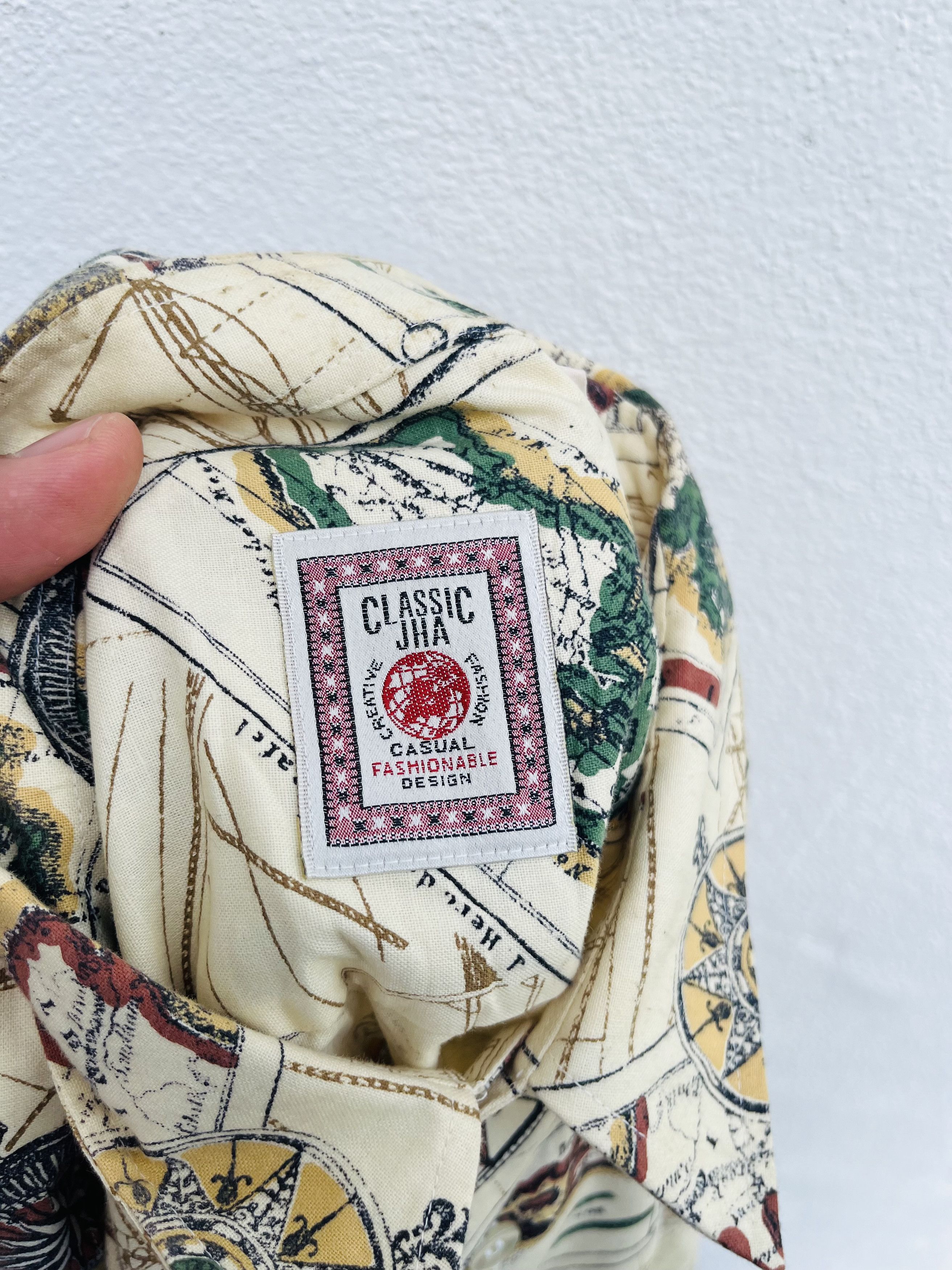 Japanese Brand × Vintage Vintage Classic JHA Map Hip Hop Fashion Style Size US XL / EU 56 / 4 - 7 Thumbnail