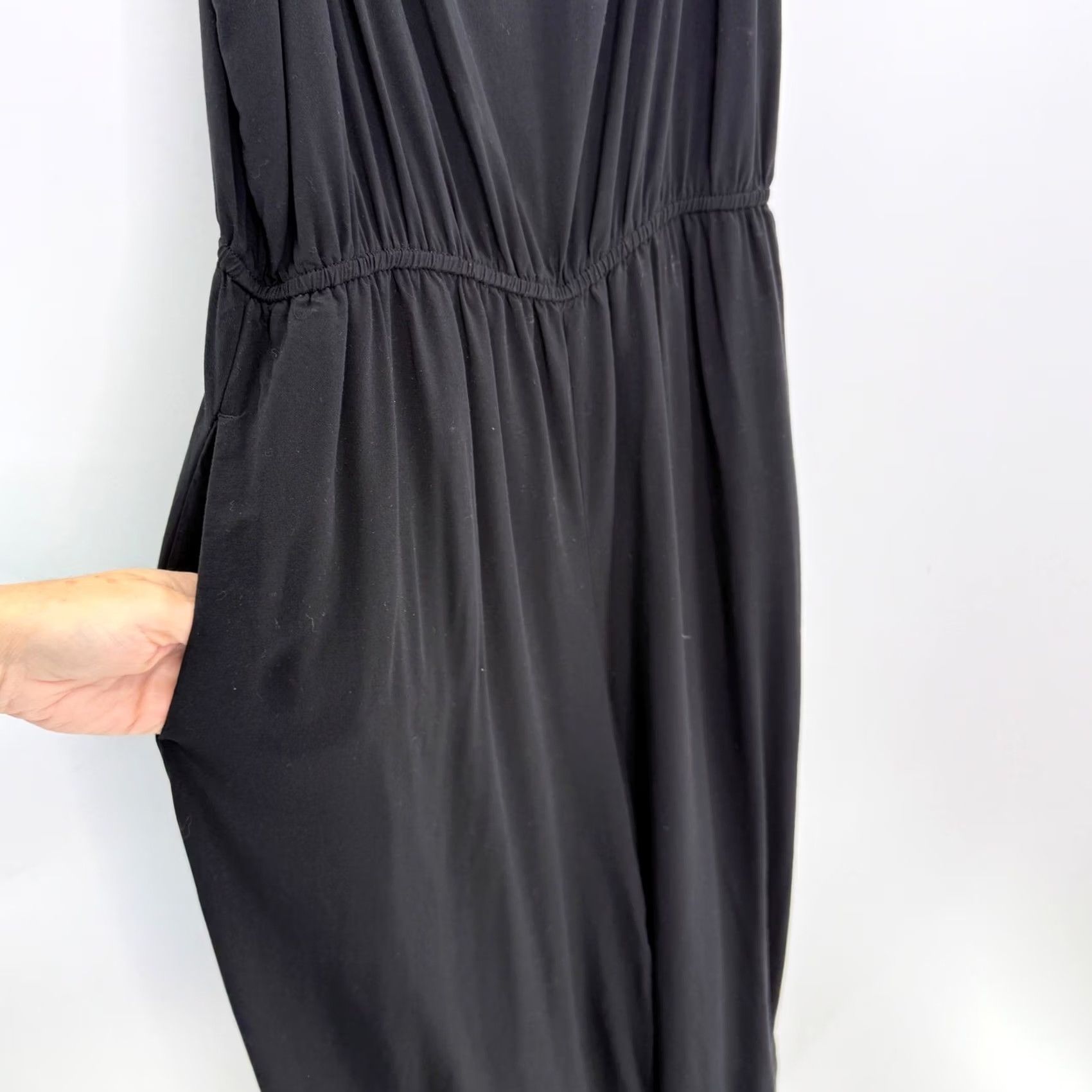 Gap GAP Black Romper Sleeveless Adjustable Straps Sz Medium Boho Women’s Romper Tee Dress One-Piece Casual Everyday Summer Spirits Size 32" / US 10 / IT 46 - 5 Thumbnail