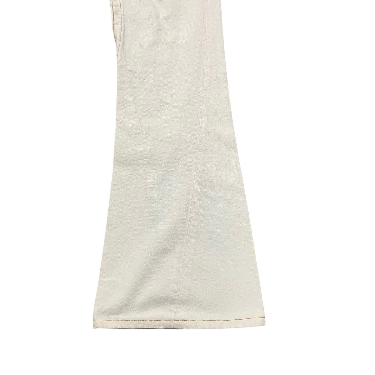 True Religion True Religion Off White Denim Flare Jeans Size 26" / US 2 / IT 38 - 8 Thumbnail
