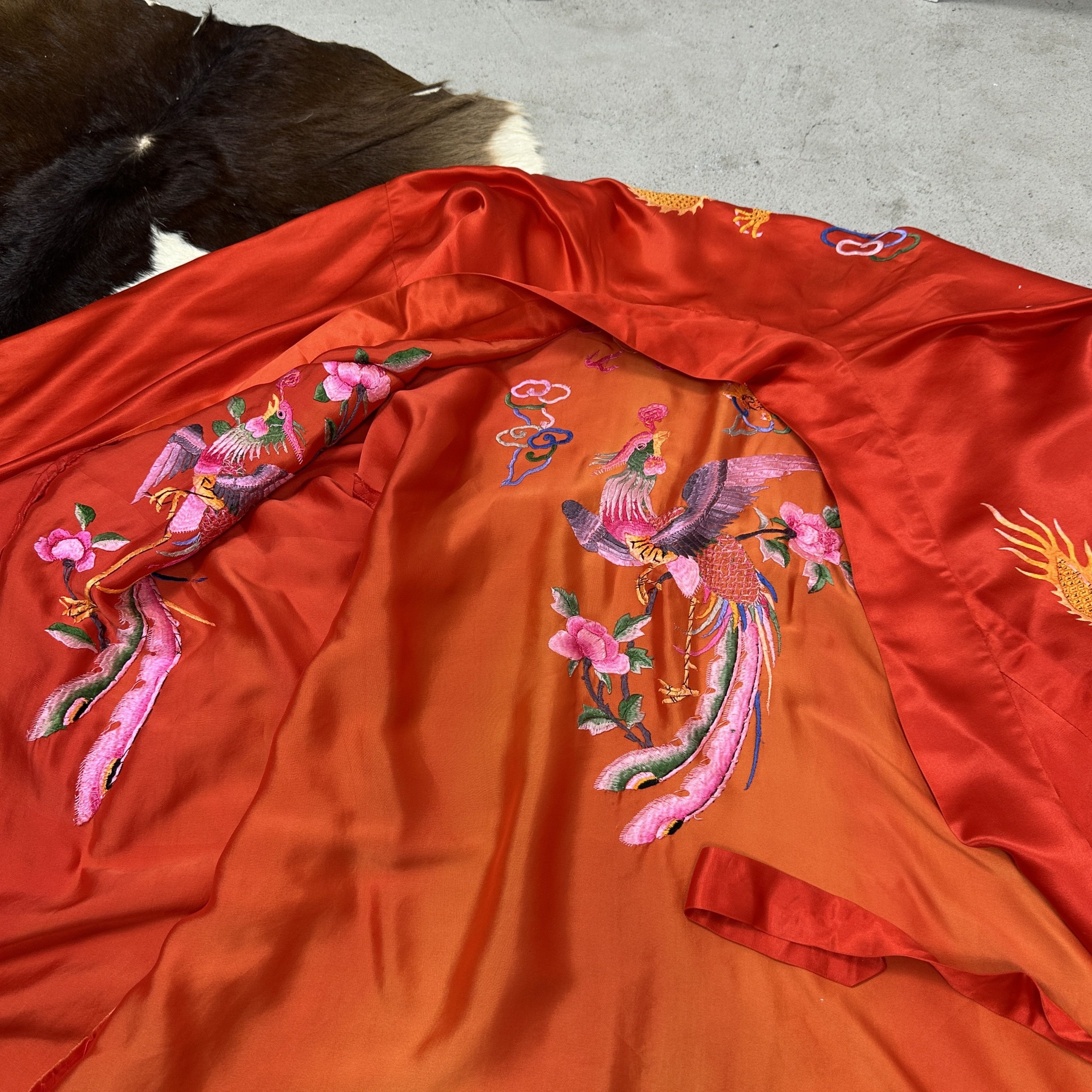 Vintage Vintage Japaneese Silk Embroidered Kimono Y2K Size M / US 6-8 / IT 42-44 - 15 Thumbnail