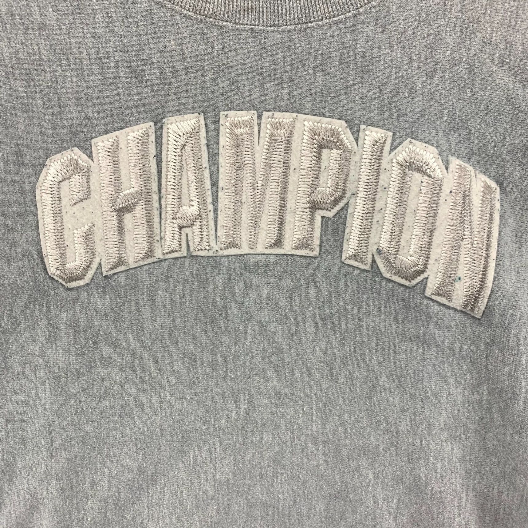 Champion Champion Sweatshirt Womens Large Gray Reverse Weave Pullover Crewneck Logo Size L / US 10 / IT 46 - 5 Thumbnail
