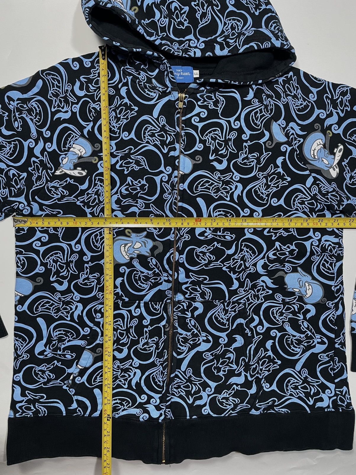 Disney Vintage Disney Aladdin genie fullprint aladin hoodie sweat Size US L / EU 52-54 / 3 - 3 Thumbnail