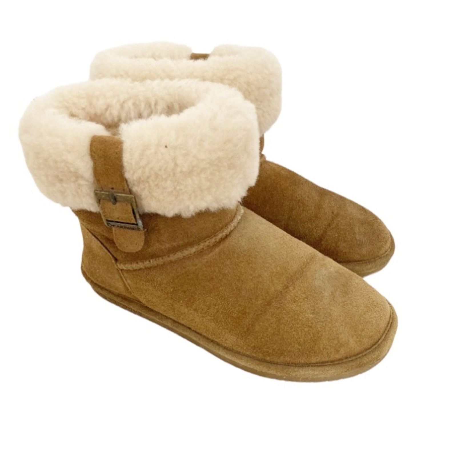 Other Bearpaw Tan Faux Fur Lined Boots Sz 7 Size US 7 / IT 37 - 7 Thumbnail