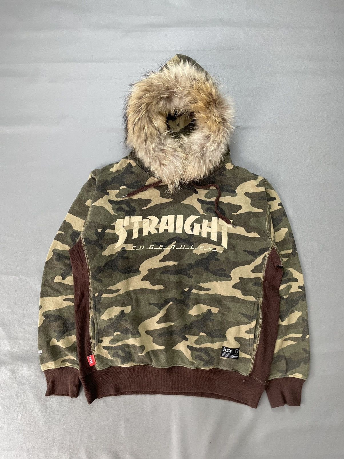 Hysteric Glamour Japanese Camo Fur Hoodie Straight edge Rules Size US M / EU 48-50 / 2 - 1 Thumbnail