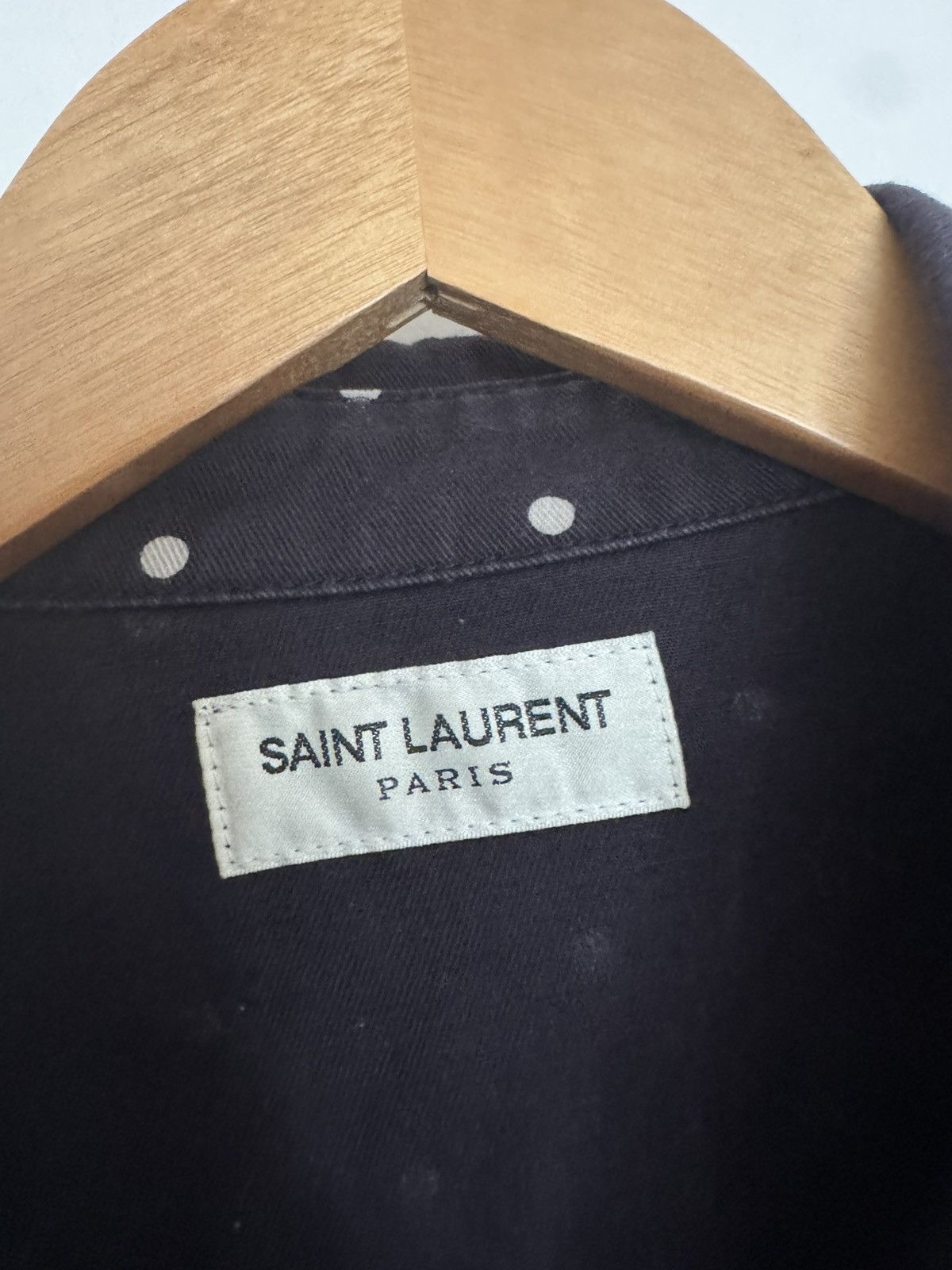Saint Laurent Paris Western Polka Dot shirt Size US L / EU 52-54 / 3 - 2 Thumbnail