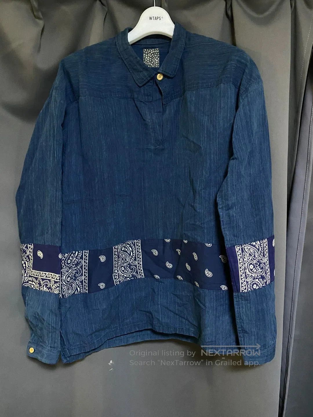 Visvim visvim ict Indigo Paisley Shirt 16aw. Size US L / EU 52-54 / 3 - 2 Thumbnail