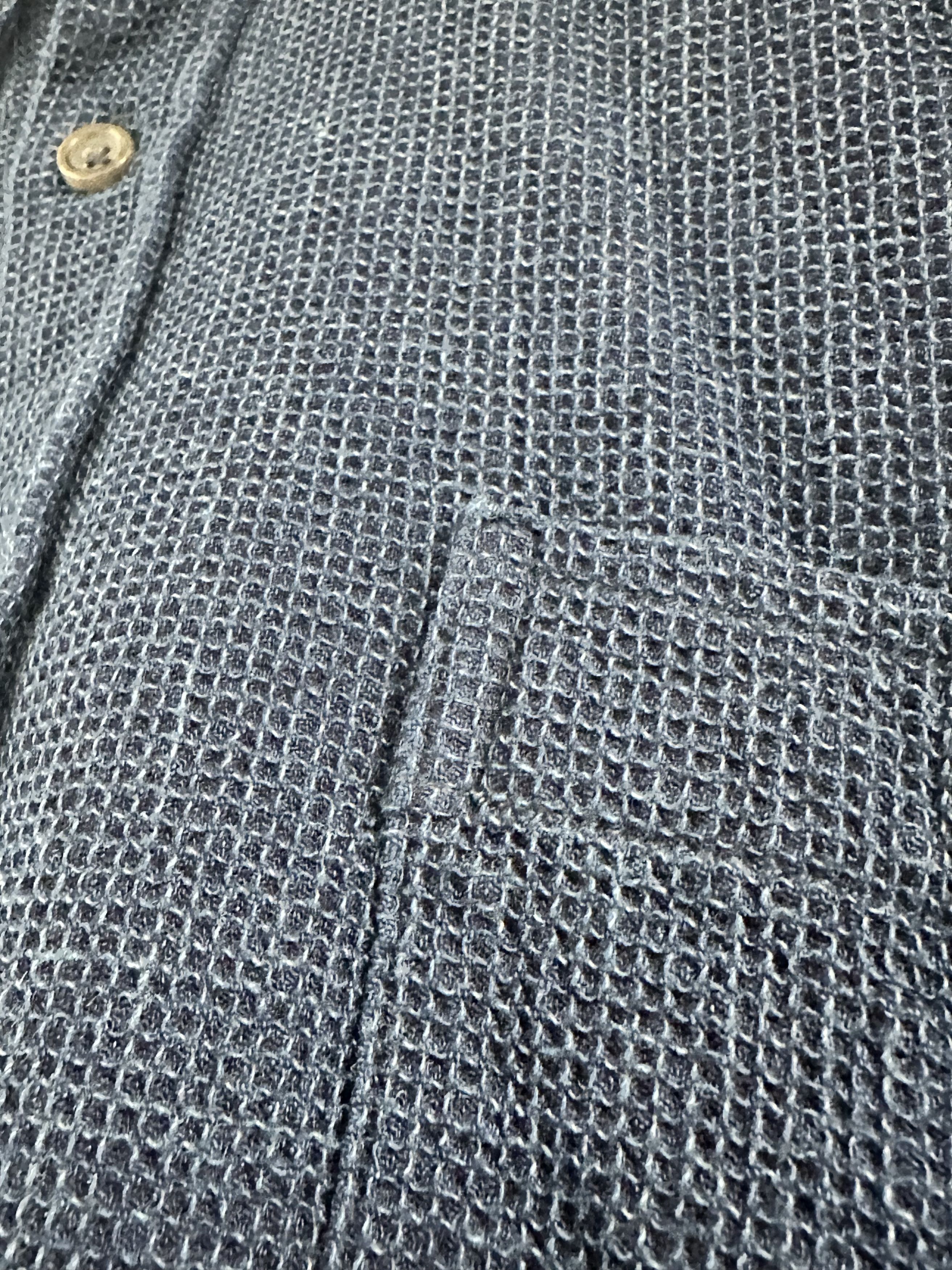 Taylor Stitch Taylor Stitch Men's Navy Shirt Textured Sashiko Size US M / EU 48-50 / 2 - 2 Thumbnail
