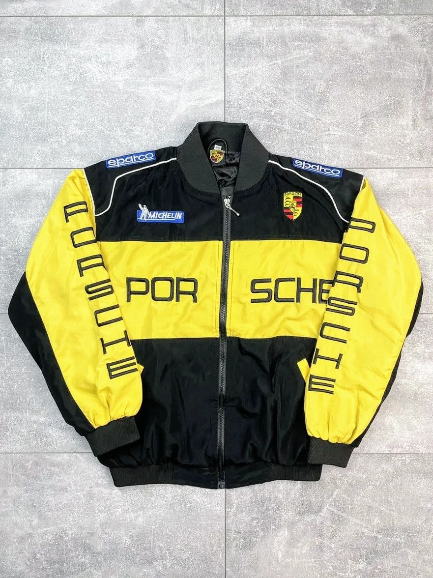 NASCAR 💀🔥 PORSCHE 💥💸 F1 Unisex Y2K Adults Racing Jacket Vintage Size US L / EU 52-54 / 3 - 1 Thumbnail
