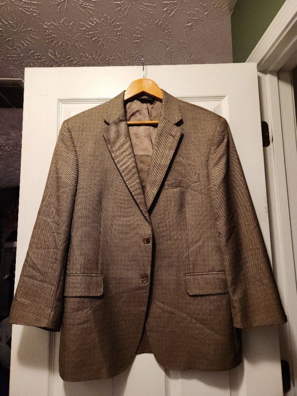 Jos. A. Bank Jos.a.bank men's 53%silk47%wool sport coat blazer jacket 42S Size 42S - 1 Thumbnail