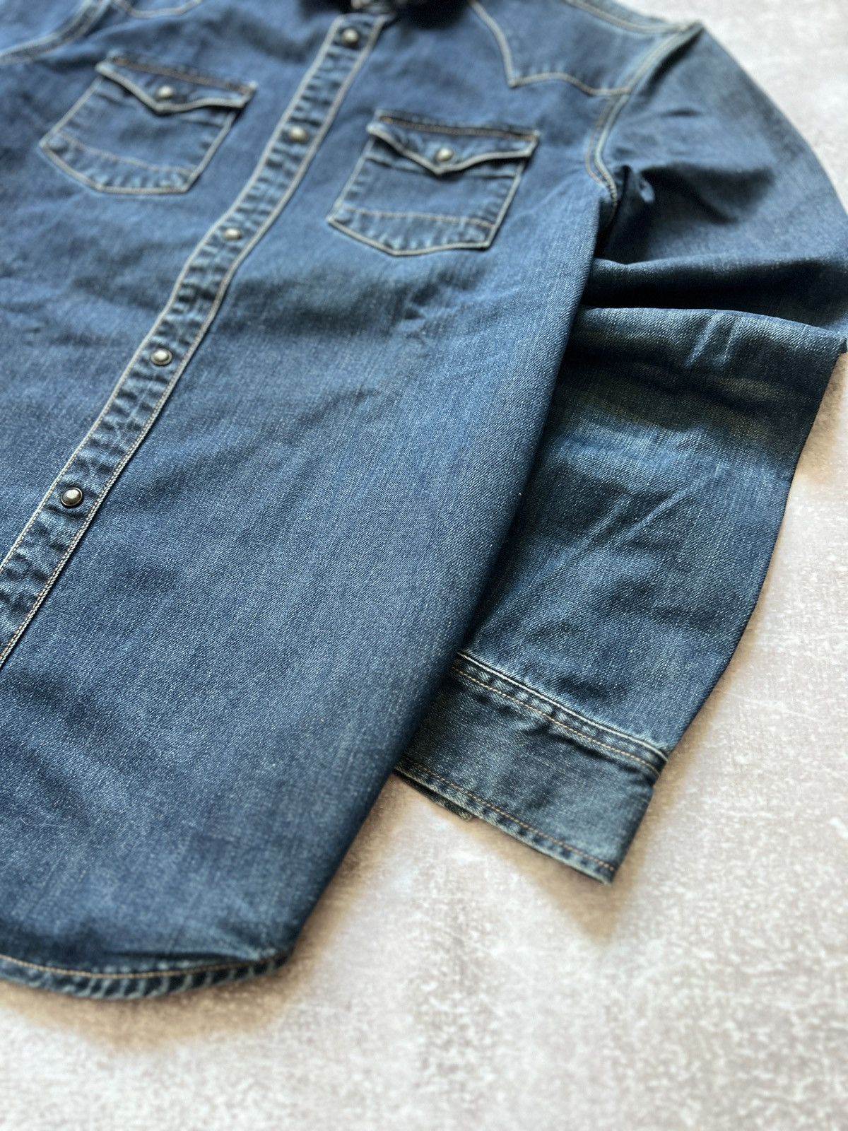 Allsaints AllSaints denim jacket jeans distressed nice colour Size US M / EU 48-50 / 2 - 7 Thumbnail