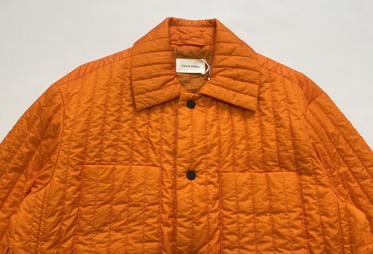 Craig Green S/S 22 Crinkle Orange Nylon Work Jacket Size US M / EU 48-50 / 2 - 5 Thumbnail