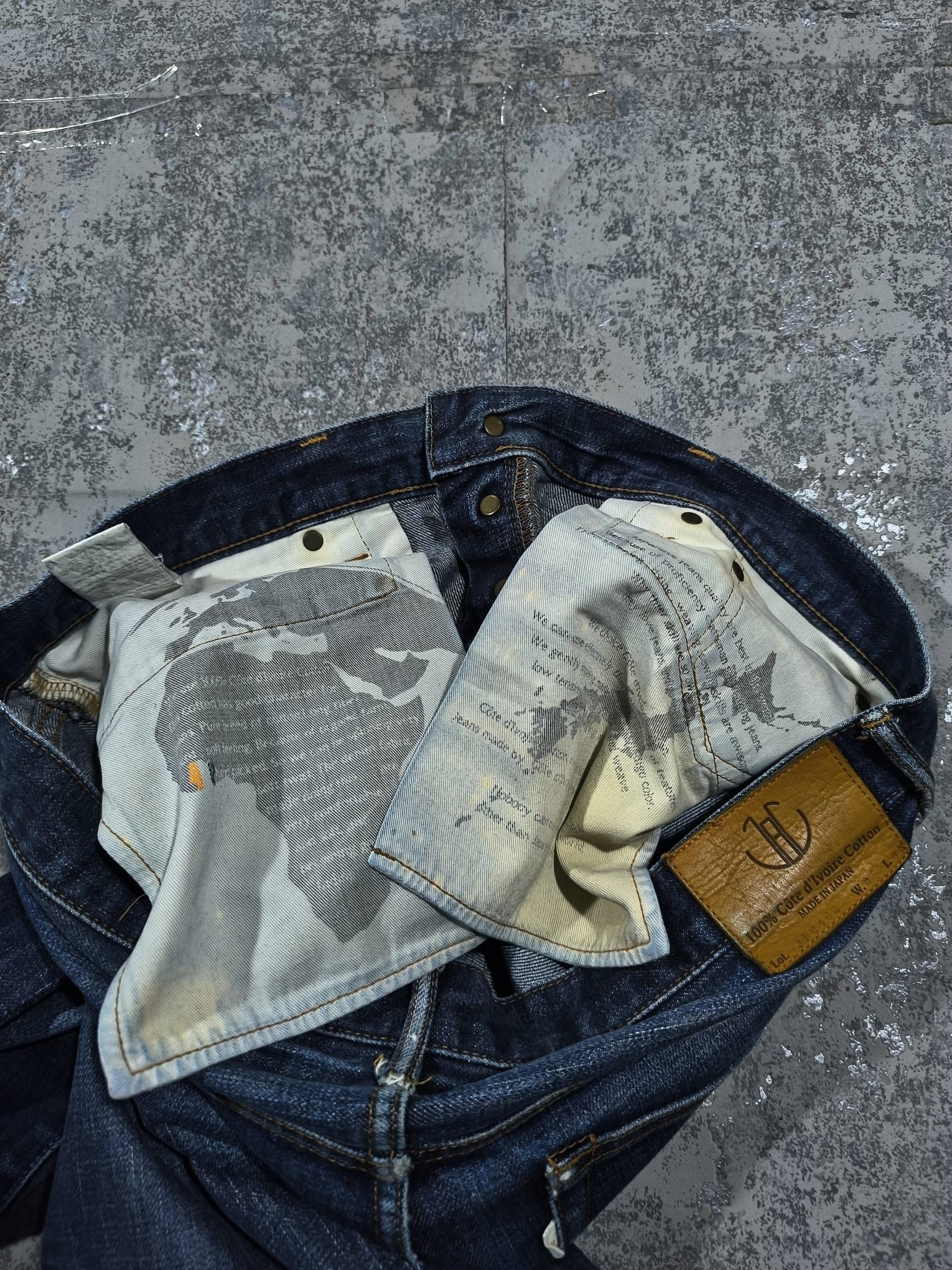 Japan Blue Vintage Japan Blue Faded Distressed Selvedge Denim Jeans Size US 36 / EU 52 - 11 Thumbnail