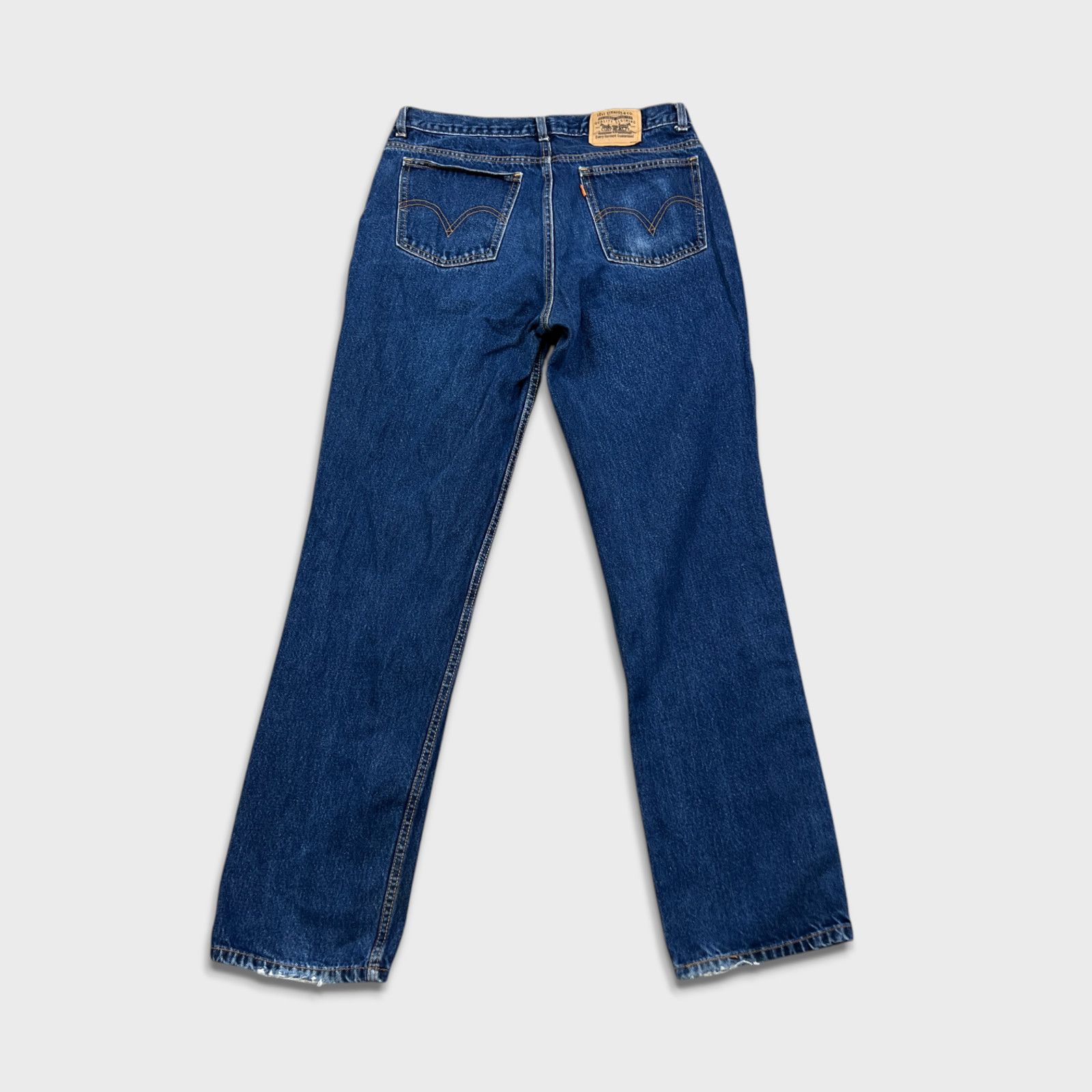 Levi's × Vintage Vintage 2004 Levi's Jeans 34x33 Blue Orange Tab Denim Pants Size US 34 / EU 50 - 5 Thumbnail