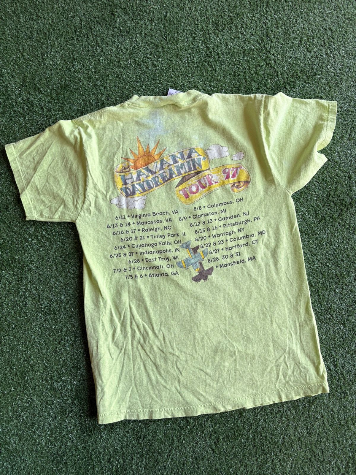 Band Tees × Vintage Vintage 1997 Jimmy Buffett Havana Dreamin Band tour T-shirt Size US L / EU 52-54 / 3 - 6 Thumbnail