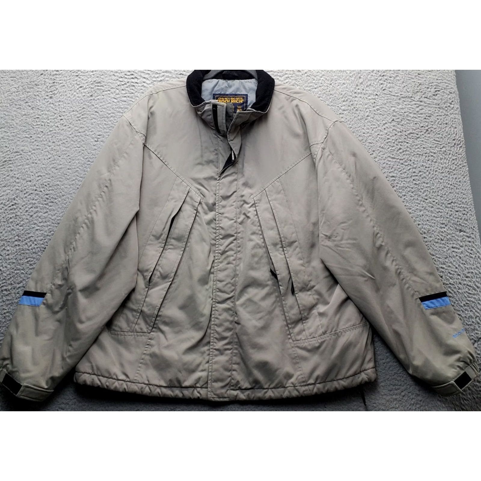 Vintage Vintage Woolrich Mens 2X Brown Zip Up Windbreaker Jacket Shirt Size US XXL / EU 58 / 5 - 2 Thumbnail
