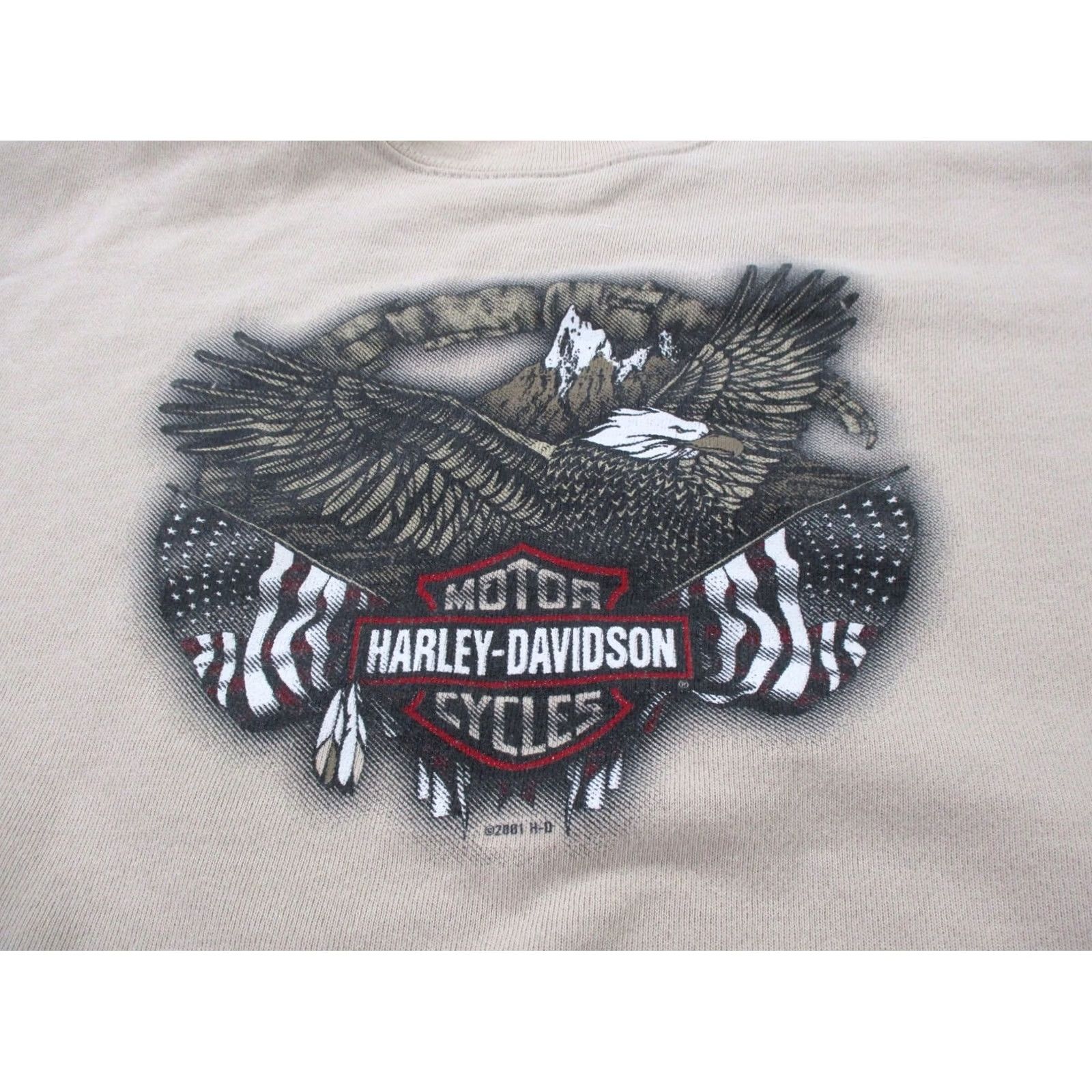 Harley Davidson VINTAGE Harley-Davidson Sweatshirt Men L Biker Eagle USA Made Size US L / EU 52-54 / 3 - 6 Thumbnail