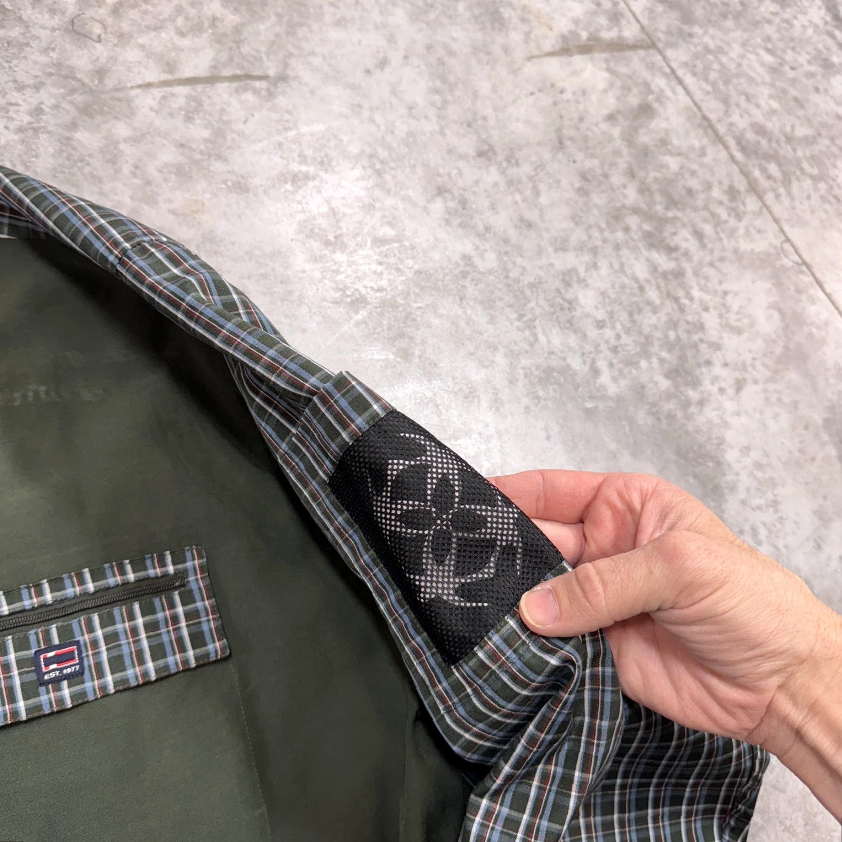Bugle Boy VINTAGE Bugle Boy Shirt Mens 2XL Green Plaid Button-Up Long Sleeve Pocket Zipper Button - Size US XXL / EU 58 / 5 - 4 Thumbnail