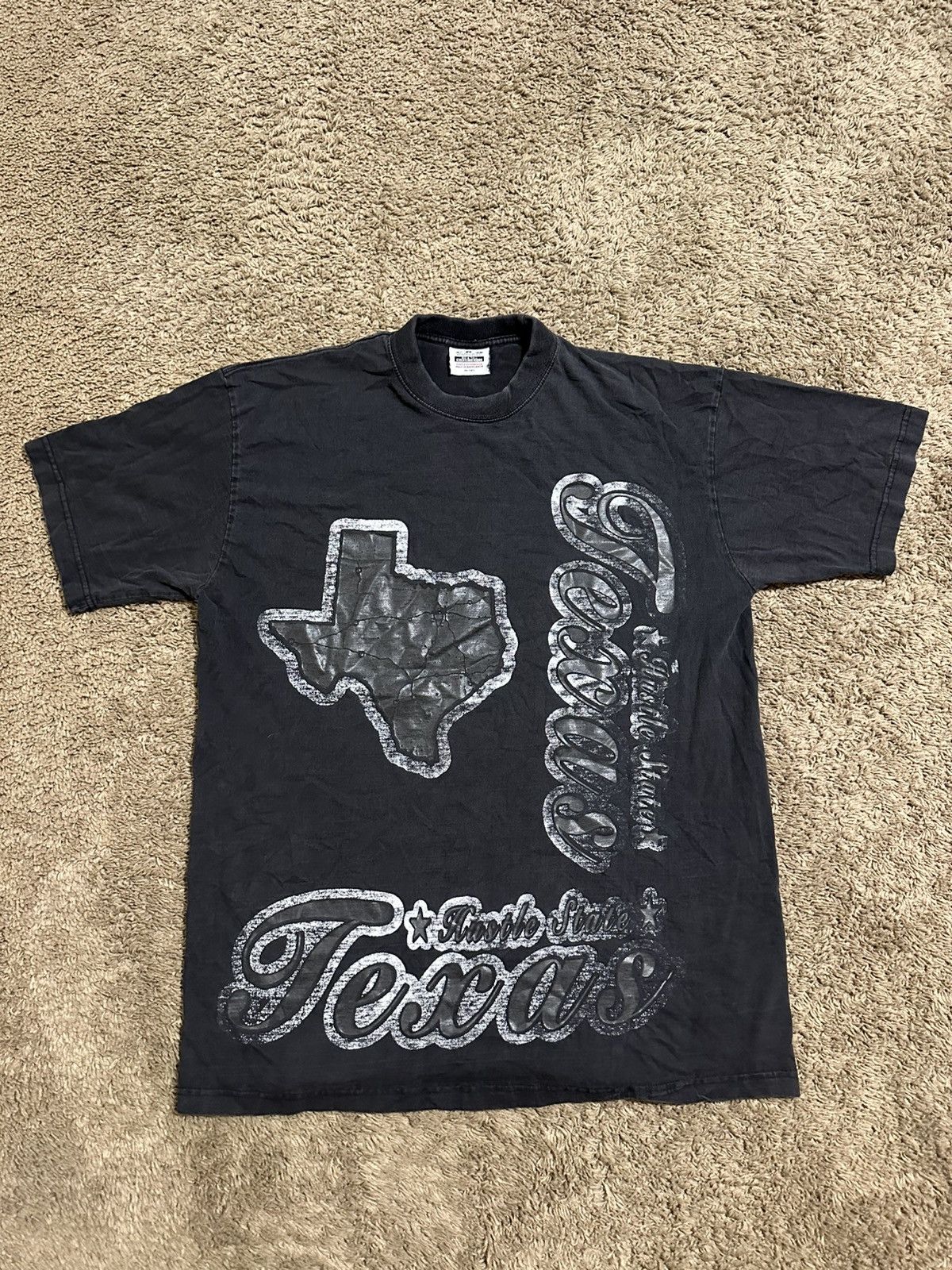 NFL Vintage Hip Hop Texas hustle state shirt 00s size XL Size US XL / EU 56 / 4 - 1 Thumbnail