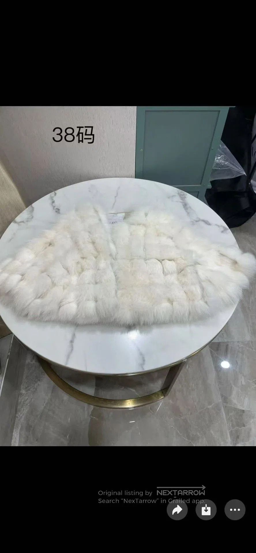 Valentino Valentino Arctic Fox Fur Coat. Size S / US 4 / IT 40 - 7 Thumbnail