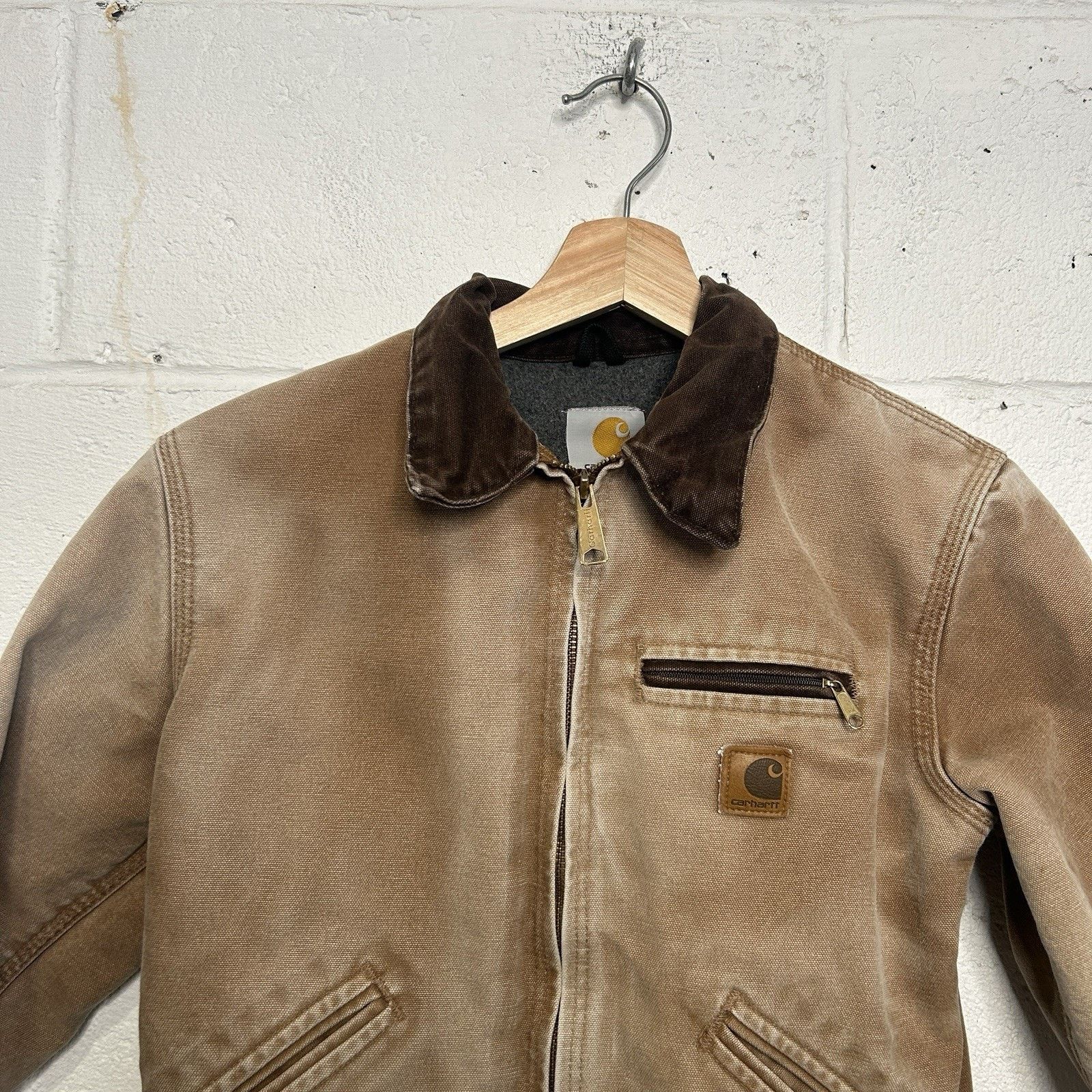Carhartt Y2K Carhartt Sherpa-Lined Detroit Jacket “Brown” YYJ97 BRN Size XS / US 0-2 / IT 36-38 - 3 Thumbnail