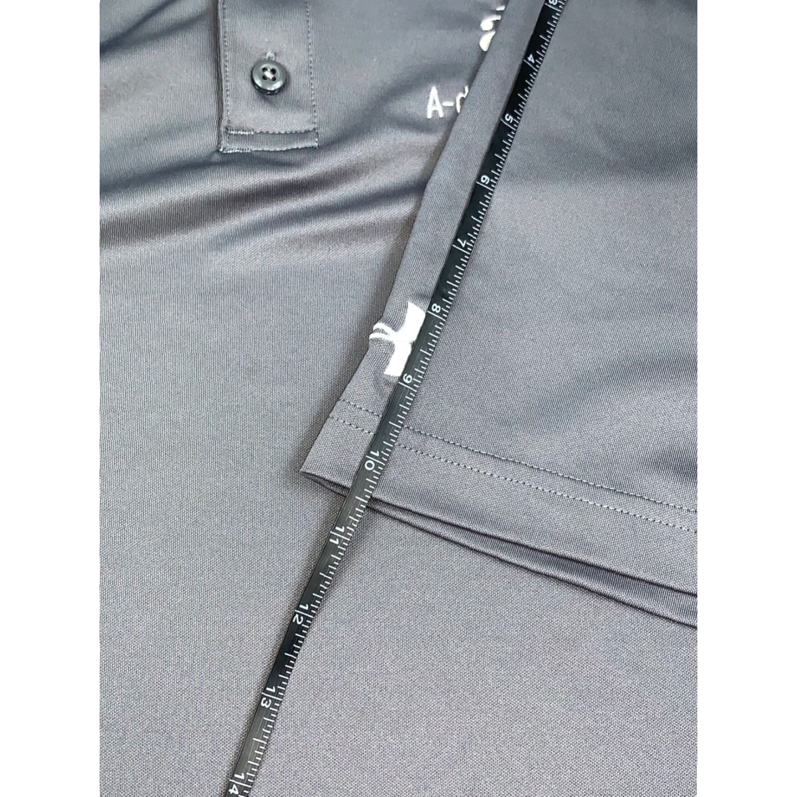 Under Armour Under Armour HeatGear Polo Shirt XL Gray Performance Stretch Men Short Sleeve Polo Size US XL / EU 56 / 4 - 7 Thumbnail