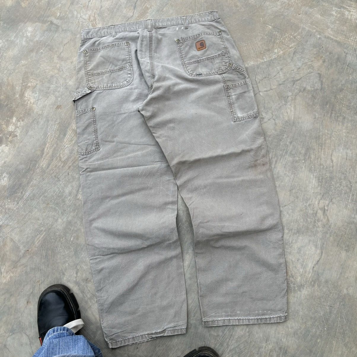 Carhartt Crazy Vintage Sunfaded Carhartt Double Knee B195 LBR Size US 38 / EU 54 - 7 Thumbnail