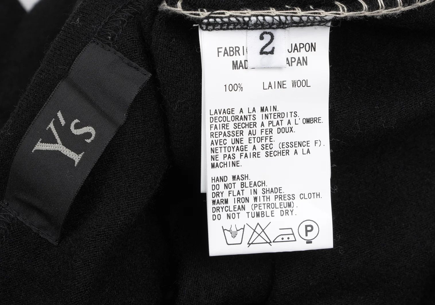 Jean Paul Gaultier Wool Side Stitch Knit Top in Black, Size 2 Size US M / EU 48-50 / 2 - 13 Thumbnail