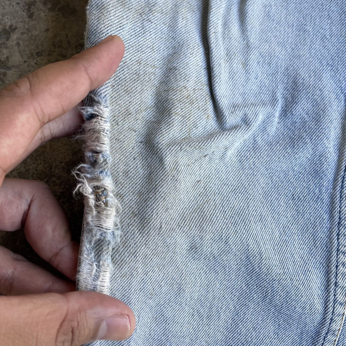 Levi's Vintage Clothing 🔥Vintage Levis Stoned Washed Ripped Distress Dirty Jeans Size US 30 / EU 46 - 9 Thumbnail