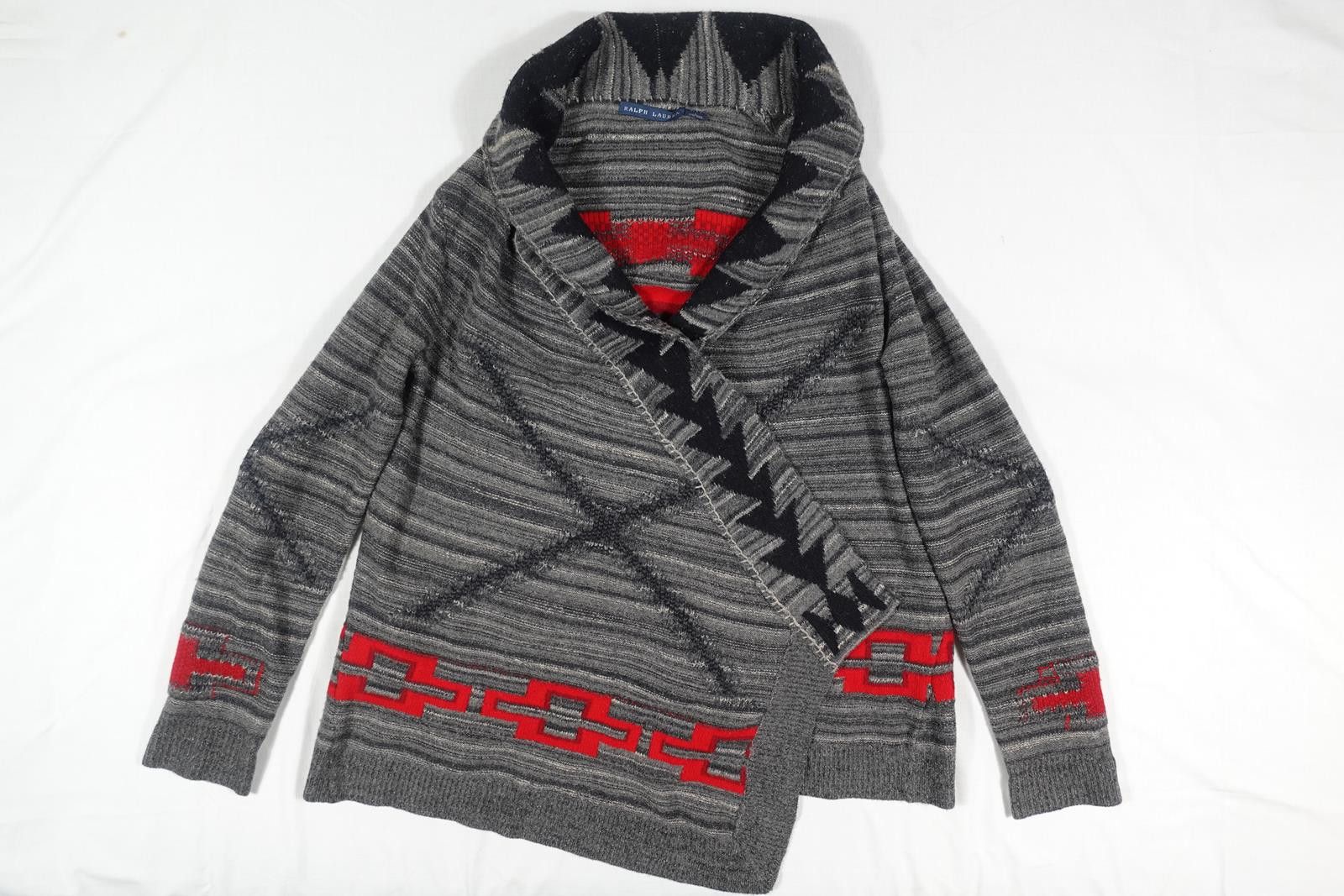 Ralph Lauren Blue Label Ralph Lauren Blue Label Sweaer Poncho Aztec Indian Cross L Size L / US 10 / IT 46 - 1 Thumbnail