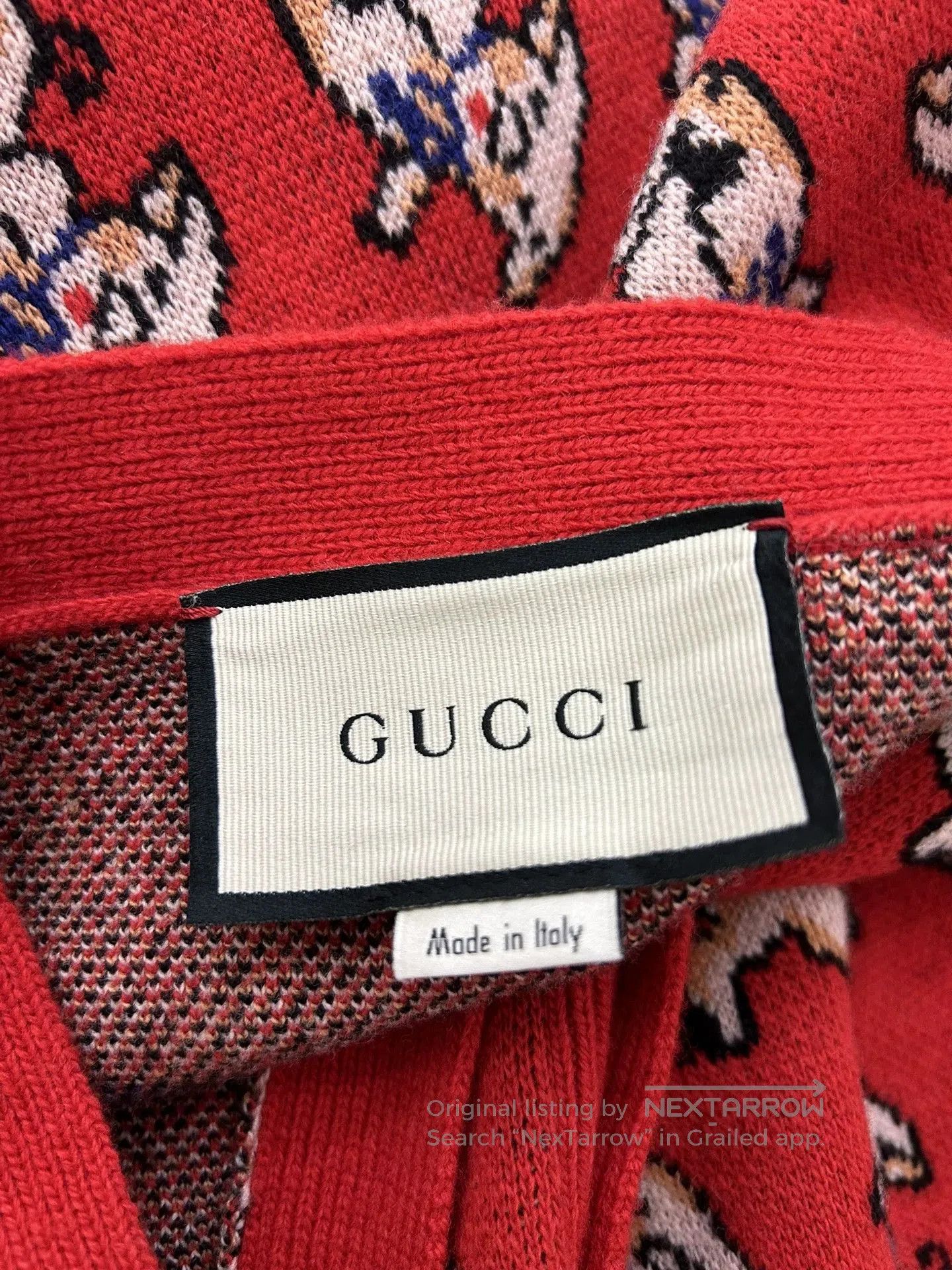 Gucci Gucci Red Pig New Year Limited Cardigan. Size L / US 10 / IT 46 - 3 Thumbnail